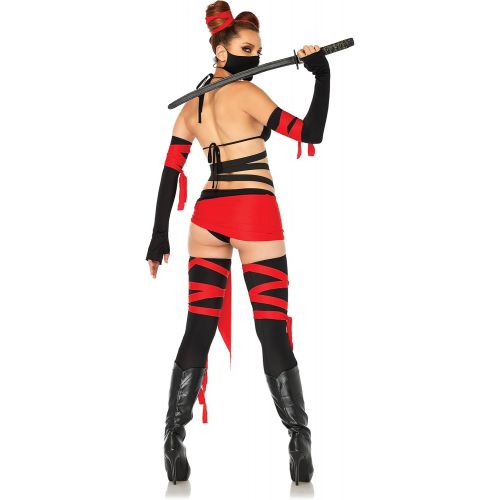  할로윈 용품Leg Avenue Womens 6 Pc Killer Ninja Costume