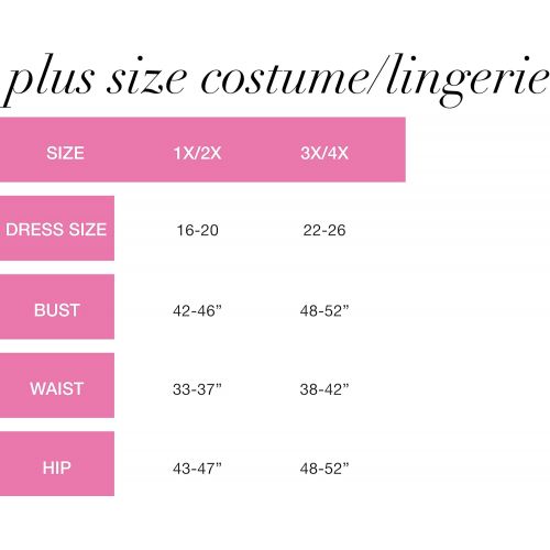  Leg+Avenue Leg Avenue Plus-Size Plus Size Dress with Tutu Skirt Furry Monster Hood