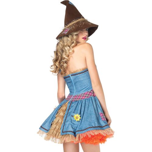  Leg+Avenue Leg Avenue Womens Sunflower Scarecrow Costume