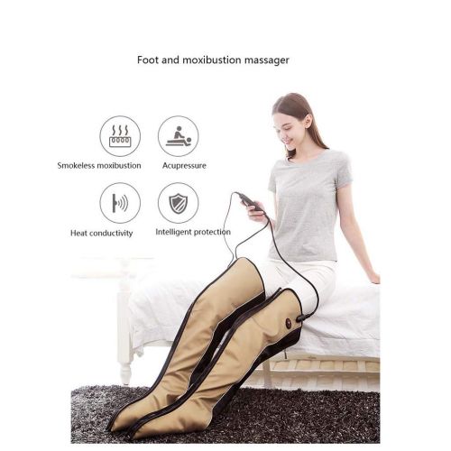  Leg massager Yhz, Calf Home Kneading Massage Leg Fully Automatic Foot Foot Foot Massage Machine Acupoint - Electric Moxibustion - Warm Sensitive Heat - Vibration Massage