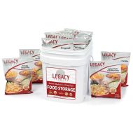 Legacy Premium Food Storage Emergency Survival Food Storage - 60 Large Servings: 16 Lbs - Freeze Dried Prepper Meals - Disaster Preparedness Supply Kit - Camping, Hiking, RV & More