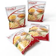 Legacy Premium Food Storage Emergency Preparedness Entree Meal Samples - 16 Large Servings - 4 Lbs - Prepper Freeze Dried Food Storage - Hiking/Backpacking / Camping/Doomsday Survival Supply