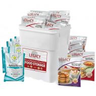 Legacy Premium Food Storage Legacy Emergency Food Ultimate Sample Pack - Survival Supply - 183 Large Servings: 34 Lbs - Breakfast, Lunch, Dinner, Sides & Drinks - Freeze Dried Storage Readiness Meals