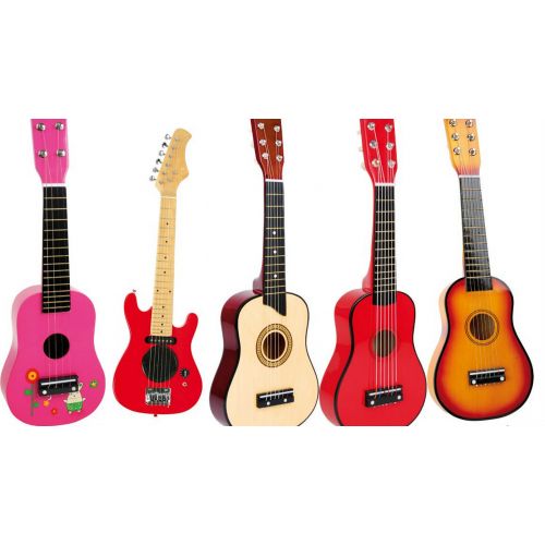 Legler GUITAR children kids musical instrument guitars red E-guitar