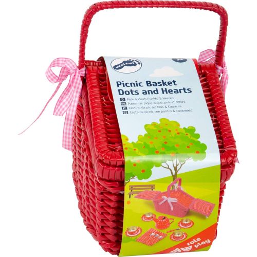  Legler Red Picnic Basket (Sarah) Set