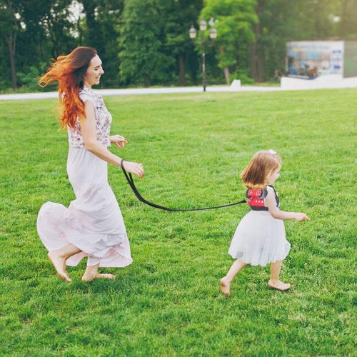  [아마존베스트]Lehoo Castle Toddler Leash for Walking, Toddler Safety Harnesses Leashes, Safety Harness for Kids, Anti Lost Wrist Link Safety Wrist Link for Toddlers Minnie