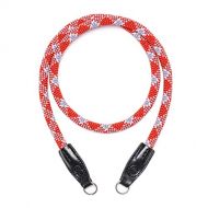 Leica Camera Rope Strap Created by COOPH for Leica Sony Canon Nikon DSLR Cameras Neck Strap Shoulder Strap Made from Climbing Rope Red Check 126 cm