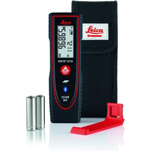  [아마존베스트]Leica Disto D110 By Leica Leica DISTO D110 (E7100i) 60m/200ft Laser Distance Measure with Bluetooth - Black/Red