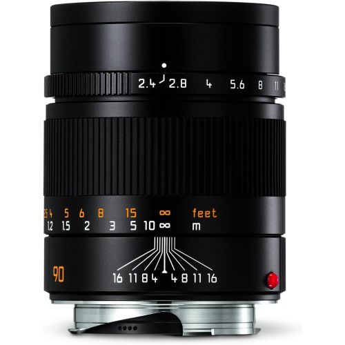  Leica 11684 Summarit-M 90mmf2.4 Telephoto Lens, Black