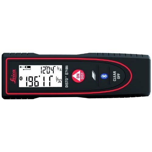  Leica DISTO E7100i 200ft Laser Distance Measure with Bluetooth, BlackRed by Leica Geosystems