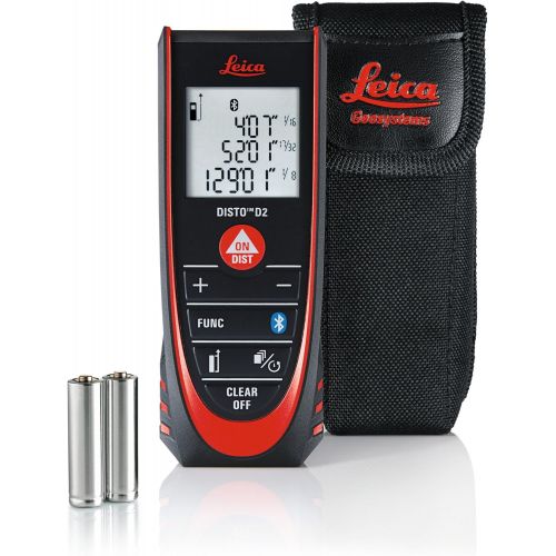  [아마존베스트]Leica Geosystems Leica DISTO E7500i 660ft Laser Distance Measure w/Bluetooth & DISTO Sketch iPad iPhone App, Black/Red & DISTO D2 New 330ft Laser Distance Measure with Bluetooth 4.