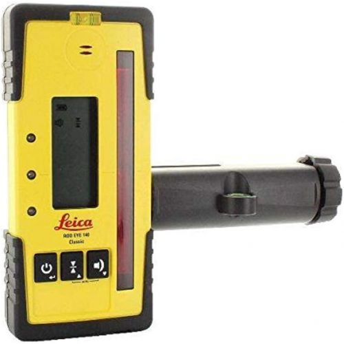  [아마존베스트]Leica Geosystems Leica R620,RE140, Alkaline Rugby 620 2600-Feet Self Leveling Horizontal and Manual Single Slope Rotary Laser Kit with Rod Eye 140 Receiver, Yellow