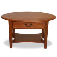 Leick Furniture Leick Oval Coffee Table - Medium Oak