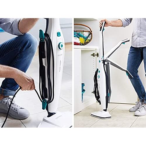  [아마존베스트]Leifheit CleanTenso Steam Cleaner, Steam Cleaner Mop Cover for Deep Pore Cleaning, Steam Mop Replacement with Velcro Underside