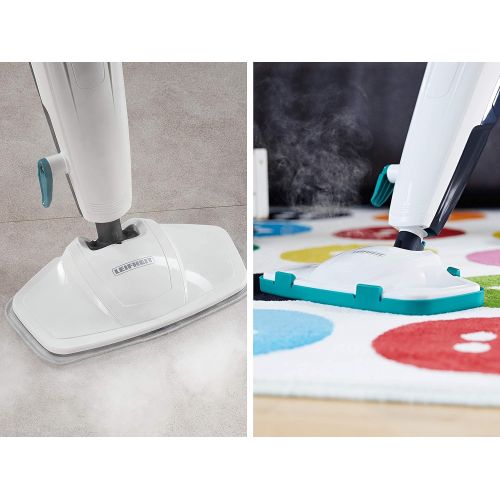  [아마존베스트]Leifheit CleanTenso Steam Cleaner, Steam Cleaner Mop Cover for Deep Pore Cleaning, Steam Mop Replacement with Velcro Underside