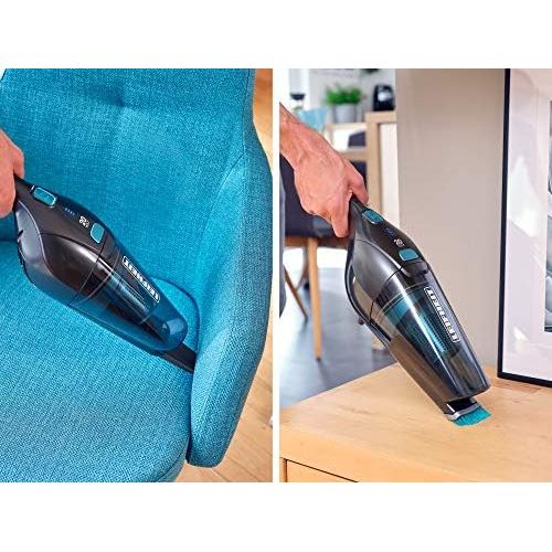  [아마존베스트]Leifheit Battery-Operated Vacuum Cleaner Rotaro PowerVac 2-in-1 for up to 40 Minutes of Wireless Vacuuming, Battery-Operated Vacuum Cleaner with Handheld Vacuum and 20 V Battery, V