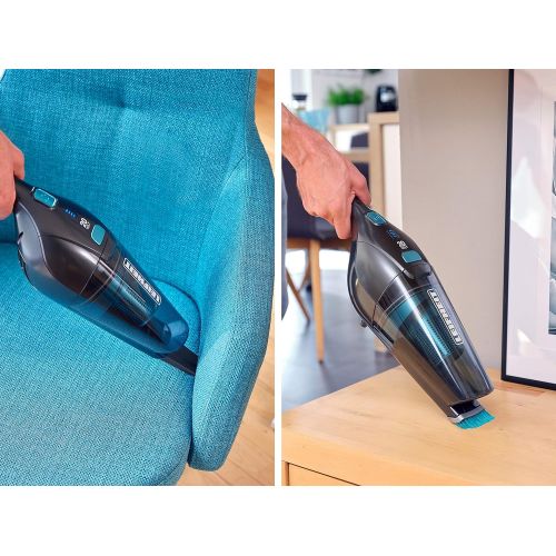  [아마존베스트]Leifheit Battery-Operated Vacuum Cleaner Rotaro PowerVac 2-in-1 for up to 40 Minutes of Wireless Vacuuming, Battery-Operated Vacuum Cleaner with Handheld Vacuum and 20 V Battery, V