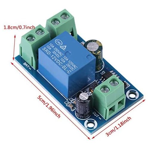  Leinggg Leistungsregler - DC 12V 24V 36V 48V 10A Spannungsversorgung Batterieregler Notautomatikschaltermodul