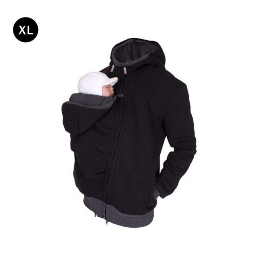  Leiyini Kangaroo Hooded Sweatshirt for Baby Carriers Zip Up Maternity Baby Carrier Hoodie Sweatshirt Jacket