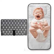 Lekebaby Portable Diaper Changing Pad,Waterproof Baby Travel Change Mat Station,Arrow Print