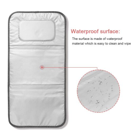  [아마존베스트]Lekebaby Portable Diaper Changing Pad,Waterproof Baby Travel Change Mat Station,Arrow Print