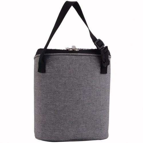  [아마존베스트]Lekebaby Insulated Baby Bottle Tote Bags for Travel Double Baby Bottle Warmer or Cool, Arrow Grey