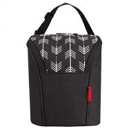 [아마존베스트]Lekebaby Insulated Baby Bottle Bags for Travel Double Baby Bottle Warmer or Cool, Arrow Black