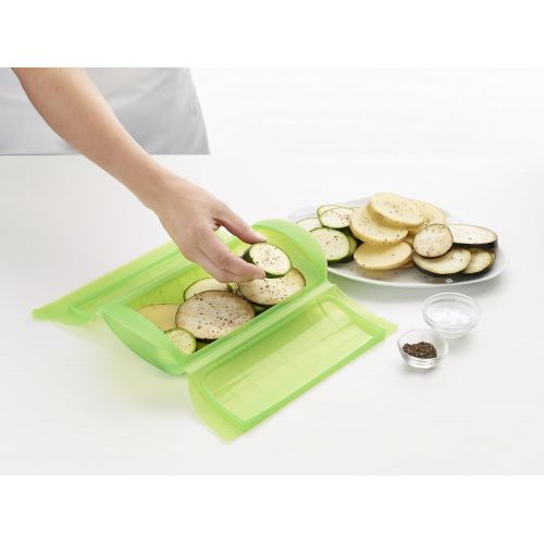  Lekue Lekue Dampfbox, 12,4x 24x 5cm, fuer 12Personen, Gruen, 3400600V09U004