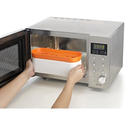  Lekue 0200702N07M017 Pasta Cooker 100 % Platin-Silikon und PBT Kunststoff orange