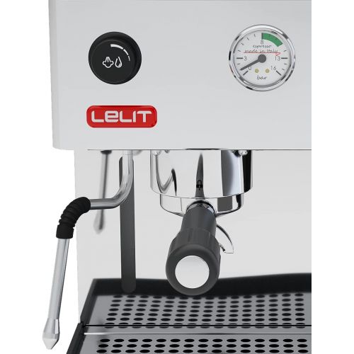  Marke: Lelit Lelit Anita PL042TEMD semi-professionelle Kaffeemaschine mit integrierter Kaffeemuehle, ideal fuer Espresso-Bezug, Cappuccino und Kaffee-Pads - Edelstahl-Gehause  Doppeltes PID-Temp