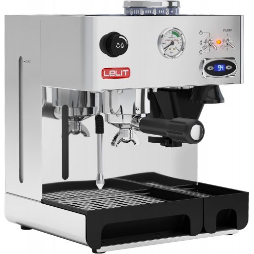  Marke: Lelit Lelit Anita PL042TEMD semi-professionelle Kaffeemaschine mit integrierter Kaffeemuehle, ideal fuer Espresso-Bezug, Cappuccino und Kaffee-Pads - Edelstahl-Gehause  Doppeltes PID-Temp