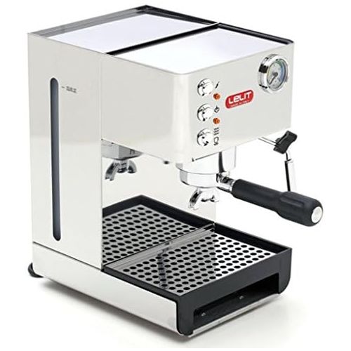  [아마존베스트]Lelit Anna PL41EM Semi Professional Coffee Machine, Ideal for Espresso Cover, Cappuccino and Coffee Pads, Stainless Steel, 2.7 Litres, Stainless Steel