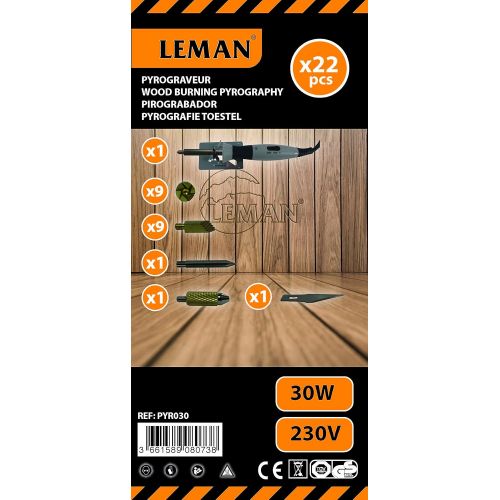  Leman PYR030 Brandmal-Set (30W) Orange