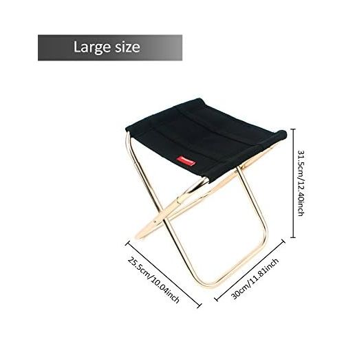  [아마존베스트]Lembeauty Lemb Durable Outdoor Folding Camping Backpacking Travel Stool Fishing Portable Folding Bar Stool