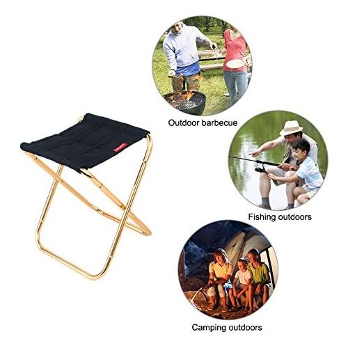  [아마존베스트]Lembeauty Lemb Durable Outdoor Folding Camping Backpacking Travel Stool Fishing Portable Folding Bar Stool