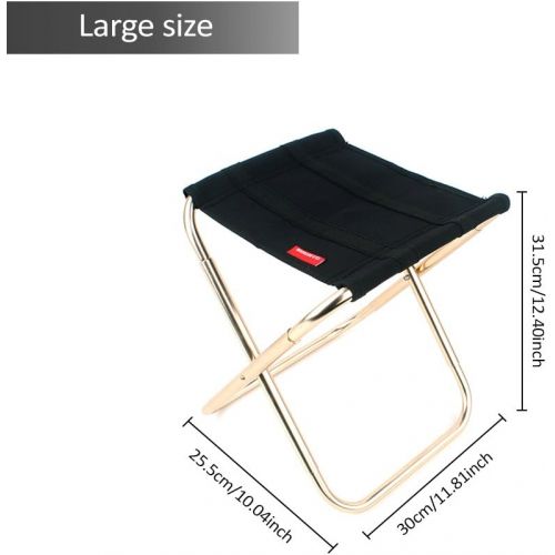  [아마존베스트]Lembeauty Lemb Durable Outdoor Folding Camping Backpacking Travel Stool Fishing Portable Folding Bar Stool