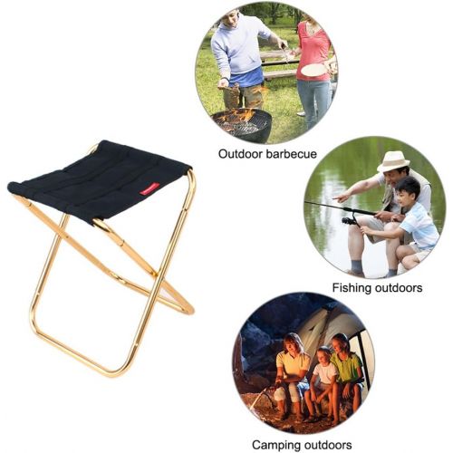  [아마존베스트]Lembeauty Lemb Durable Outdoor Folding Camping Backpacking Travel Stool Fishing Portable Folding Bar Stool