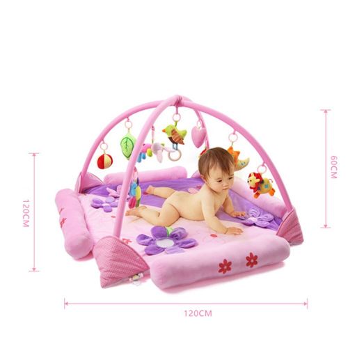  LemonGo Baby Game Cawling Blanket Activity Play Gym Mats Multi-Style (Pink)