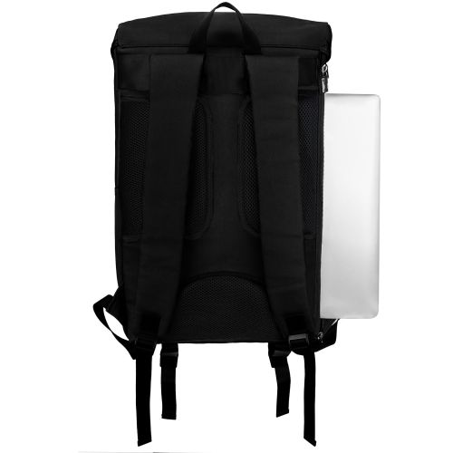  Lencca LENLEA223 Logan Adaptable SLR/DSLR Camera & Accessories Rucksack Backpack Bag (Onyx Black)