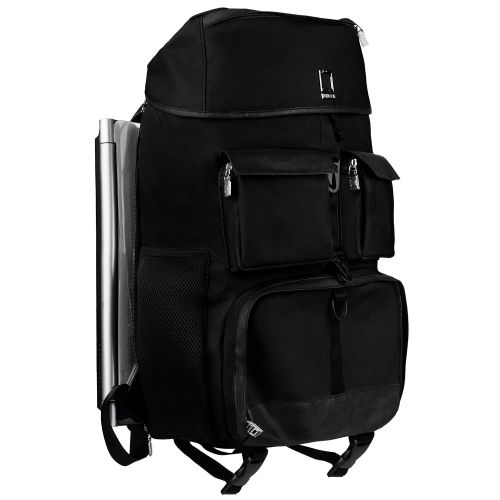  Lencca LENLEA223 Logan Adaptable SLR/DSLR Camera & Accessories Rucksack Backpack Bag (Onyx Black)