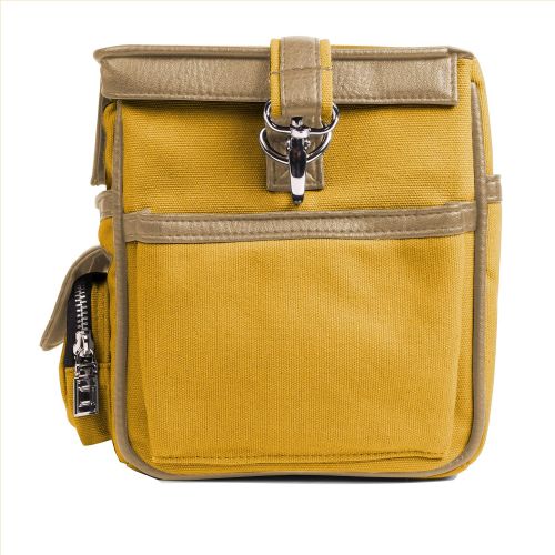  Lencca Beige Yellow Canvas Camera Carryall Shoulder Bag Suitable for Nikon D3500 D5600 D850 D7500 D780 D750