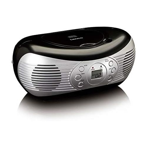  [아마존베스트]Lenco SCD-12 Stereo FM Radio with CD Player Black