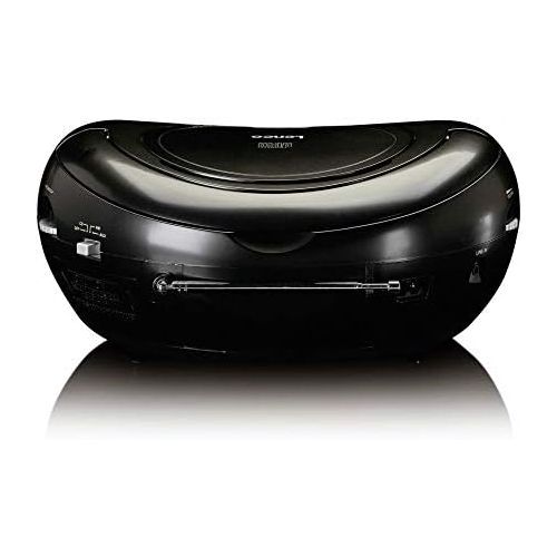  [아마존베스트]Lenco SCD-12 Stereo FM Radio with CD Player Black