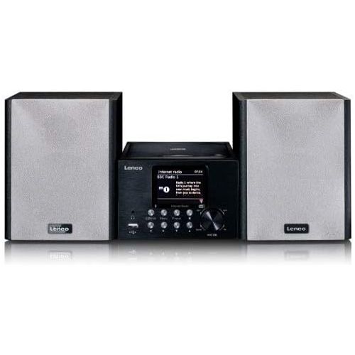  [아마존베스트]-Service-Informationen Lenco MC-250 Compact System with WLAN Internet Radio - Digital Radio with DAB+ and Wi-Fi - FM Radio - CD/MP3 Player - 2.8 Inch Colour Display - AUX - USB - App Control via Undok -