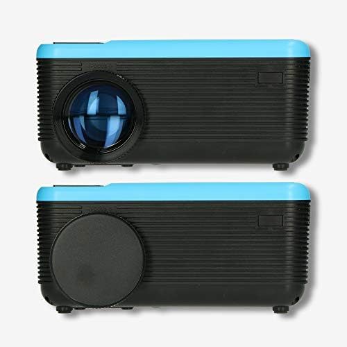  [아마존베스트]-Service-Informationen Lenco LPJ-500 - Bluetooth Projector - Mini Projector - DVD Player - 2800 Lumen - 30,000 Hours Life - Full HD - Bluetooth 5.0 - 2 x HDMI - USB - SD Port - AV in - VGA - Blue