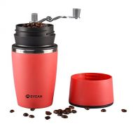 Lennonsi All-in-One Kaffeemaschine Tragbar,Manuelle Kaffeemuehle fuer Reisen/zu Hause, Tolles Geschenk