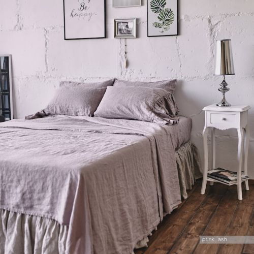  LenokLINENcom Linen SHEET FLAT, bed sheet. Queen sheet, King sheets, or Twin size sheet. Natural color linen bedding Pre washed handmade by Lenoklinen