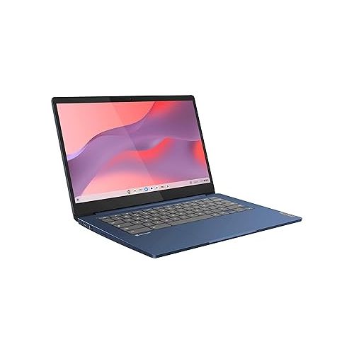 레노버 Lenovo Newest Flagship Chromebook, 14'' FHD Touchscreen Slim Thin Light Laptop Computer, 8-Core MediaTek Kompanio 520 Processor, 4GB RAM, 64GB eMMC, WiFi 6,Chrome OS+HubxcelAccesory, Abyss Blue