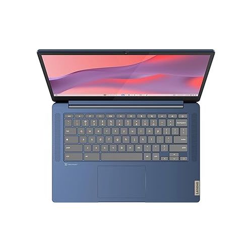 레노버 Lenovo Newest Flagship Chromebook, 14'' FHD Touchscreen Slim Thin Light Laptop Computer, 8-Core MediaTek Kompanio 520 Processor, 4GB RAM, 64GB eMMC, WiFi 6,Chrome OS+HubxcelAccesory, Abyss Blue