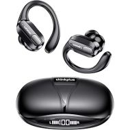 Lenovo XT80 Sports Wireless Earphone Headphones: Hi-Fi Stereo Sound, LED Power Display, Button Control & Mic Black